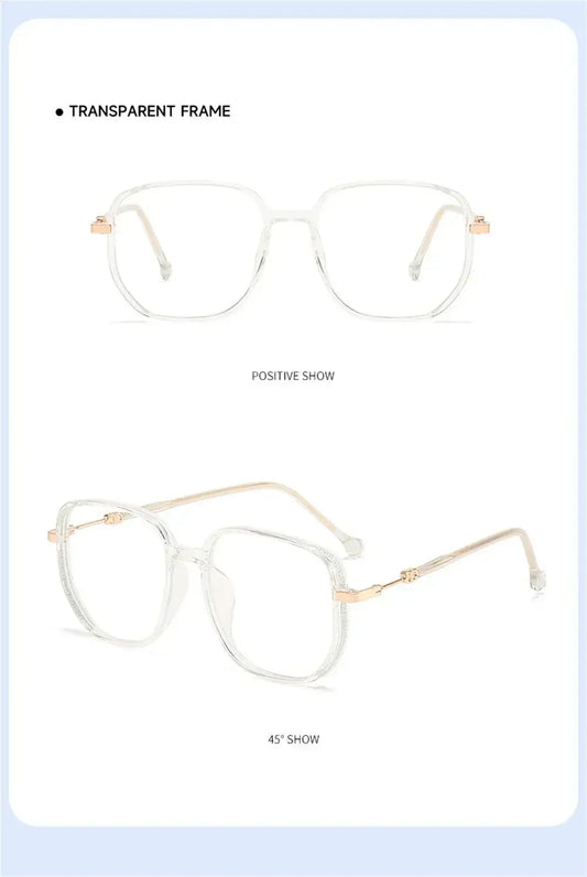 Anti-Radiation Glasses UV400 – Sparkle Clear Frame Blue Light Blocking Eyeglasses