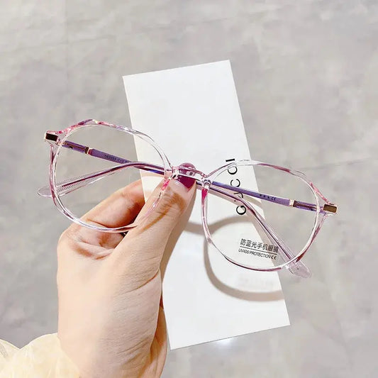 Photochromic Round Glasses | TR90 Anti-Blue Light UV400 Eyeglasses | Kabayan Bazaar UAE