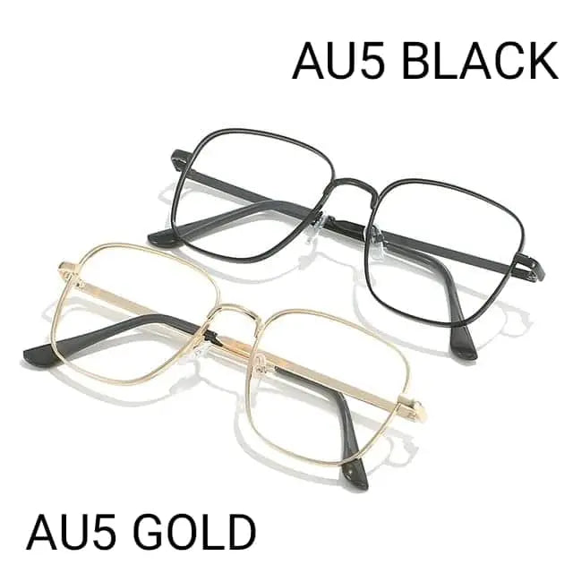 Photochromic Square Glasses – UV400 Sun-Reactive Eyewear | Kabayan Bazaar