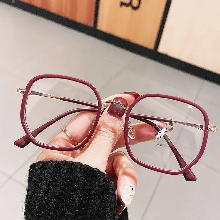 Oversized Anti-Radiation Blue Light Glasses – Square Frame Computer Eyewear | Kabayan Bazaar