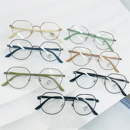 Anti-Radiation Glasses – Round Metal Frame Blue Light Blocking Eyewear (Unisex) | Kabayan Bazaar