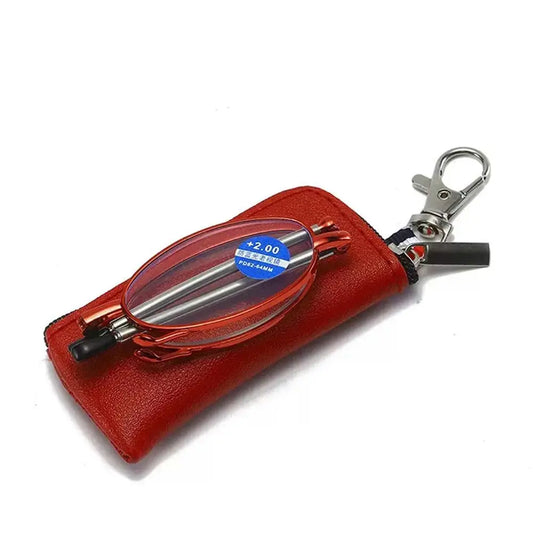 Compact Folding Keychain Case - Reading Grade Glasses | Kabayan Bazaar