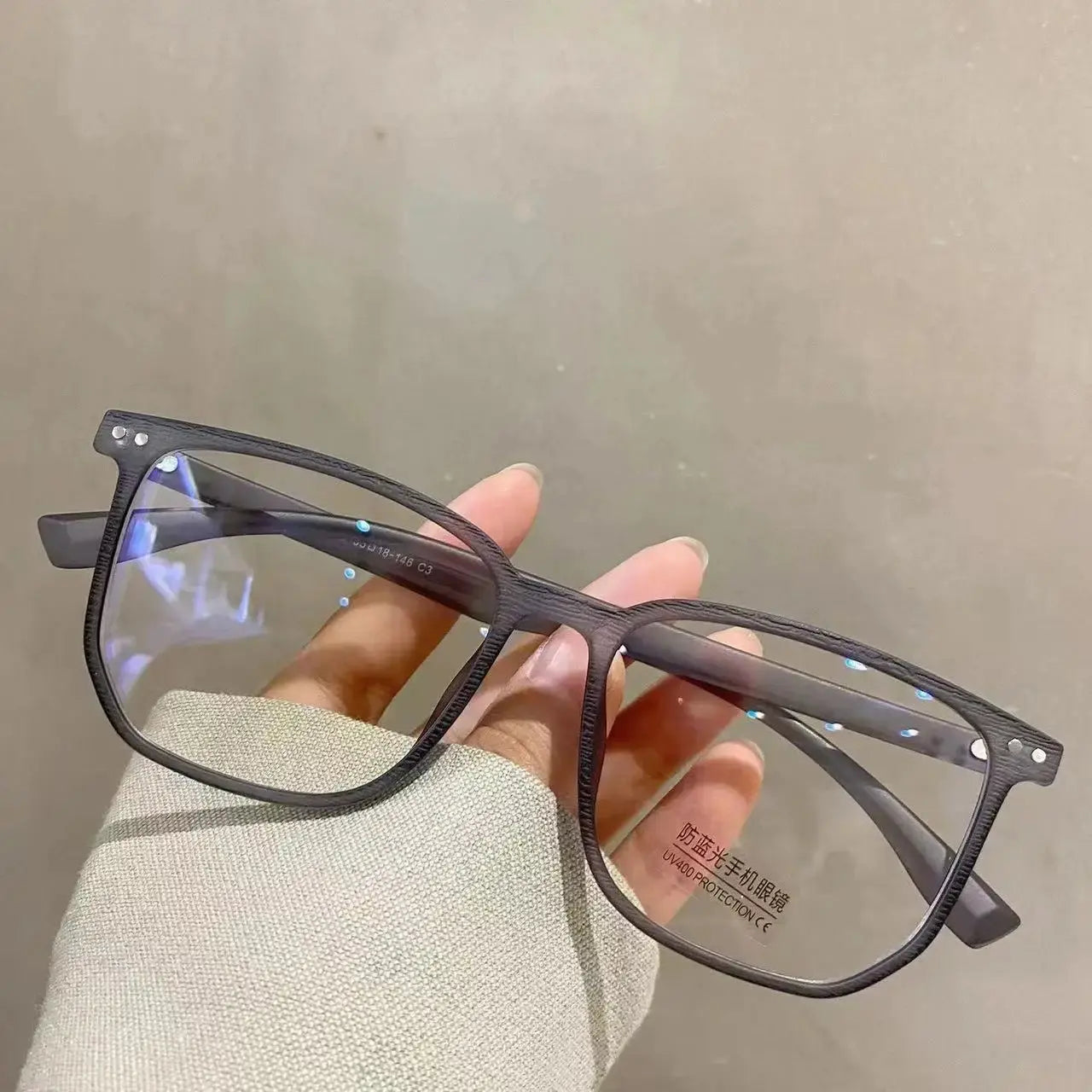 Oversized Square Photochromic Glasses – Blue Light Blocking UV400 | Kabayan Bazaar