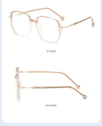 Anti-Radiation Glasses UV400 – Sparkle Clear Frame Blue Light Blocking Eyeglasses