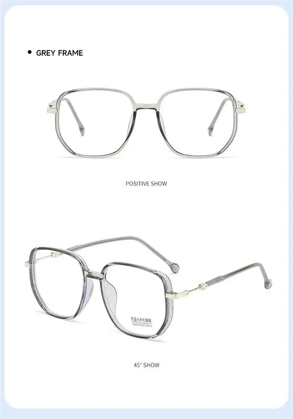 Anti-Radiation Glasses UV400 – Sparkle Clear Frame Blue Light Blocking Eyeglasses