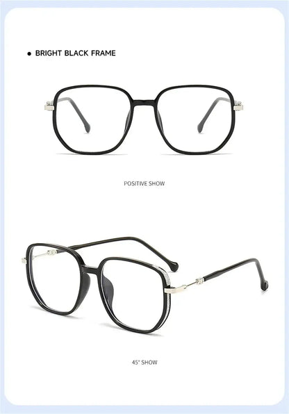 Anti-Radiation Glasses UV400 – Sparkle Clear Frame Blue Light Blocking Eyeglasses