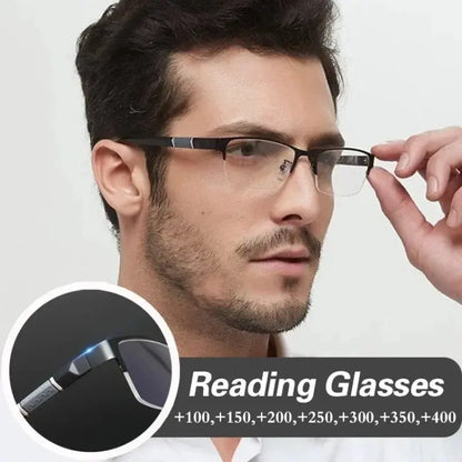 Classic Half-Rim Rectangle - Reading Grade Glasses | Kabayan Bazaar