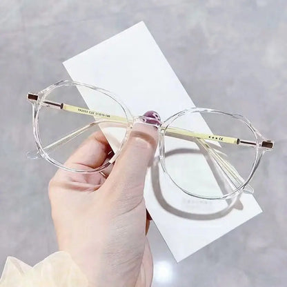 Anti-Radiation Blue Light Glasses – Clear Round Frame UAE