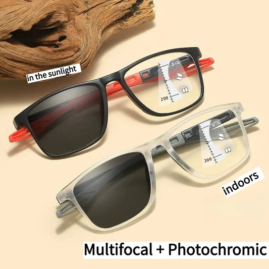 Progressive Multifocal Photochromic - Reading Grade Glasses | Kabayan Bazaar