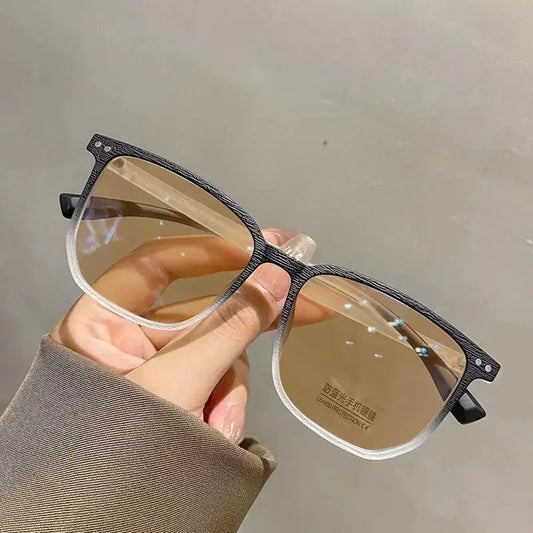 Square Photochromic Glasses – Blue Light Blocking UV400 | Kabayan Bazaar