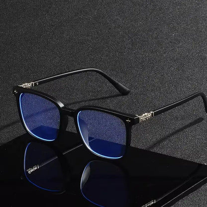 Anti-Radiation Blue Light Blocking Glasses – Matte White Square Frame | UAE