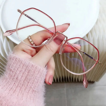 Rose Pink Anti-Radiation Glasses – Blue Light Blocking Eyewear (UAE)