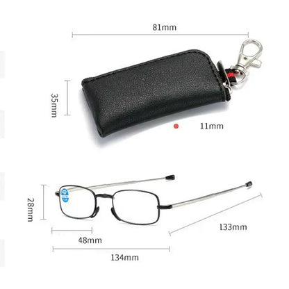 Compact Folding Keychain Case - Reading Grade Glasses | Kabayan Bazaar