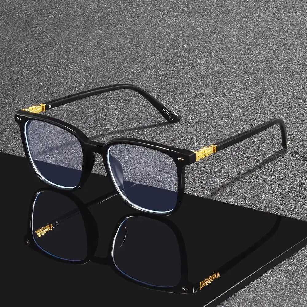Anti-Radiation Blue Light Blocking Glasses – Matte White Square Frame | UAE