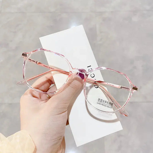 Photochromic Round Glasses | TR90 Anti-Blue Light UV400 Eyeglasses | Kabayan Bazaar UAE