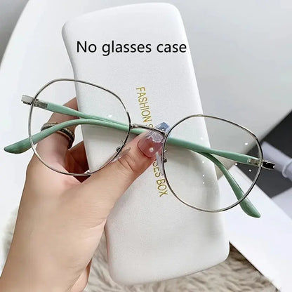 Anti-Radiation Glasses – Round Metal Frame Blue Light Blocking Eyewear (Unisex) | Kabayan Bazaar