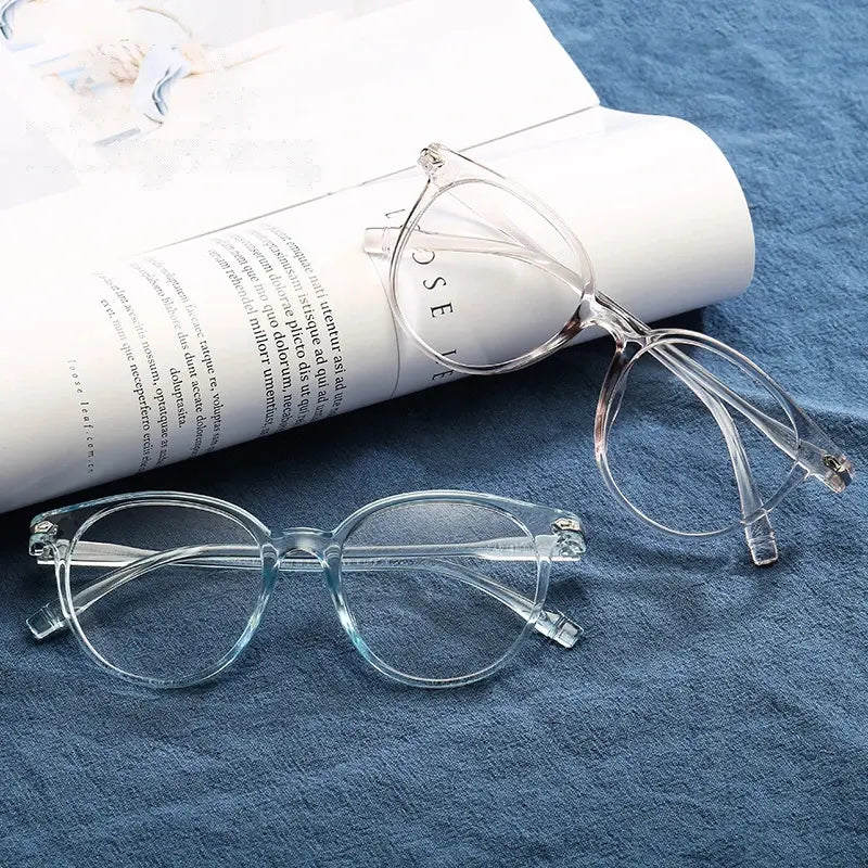 Anti-Radiation Blue Light Blocking Glasses – Round Frame Computer Eyewear (Unisex)