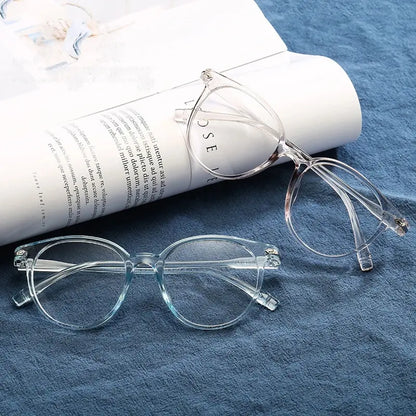 Anti-Radiation Blue Light Blocking Glasses – Round Frame Computer Eyewear (Unisex)