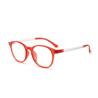 Anti-Radiation Round Eyeglasses Frame – Black Blue Light Blocking Glasses | UAE