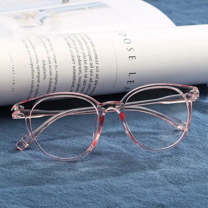 Anti-Radiation Blue Light Blocking Glasses – Round Frame Computer Eyewear (Unisex)
