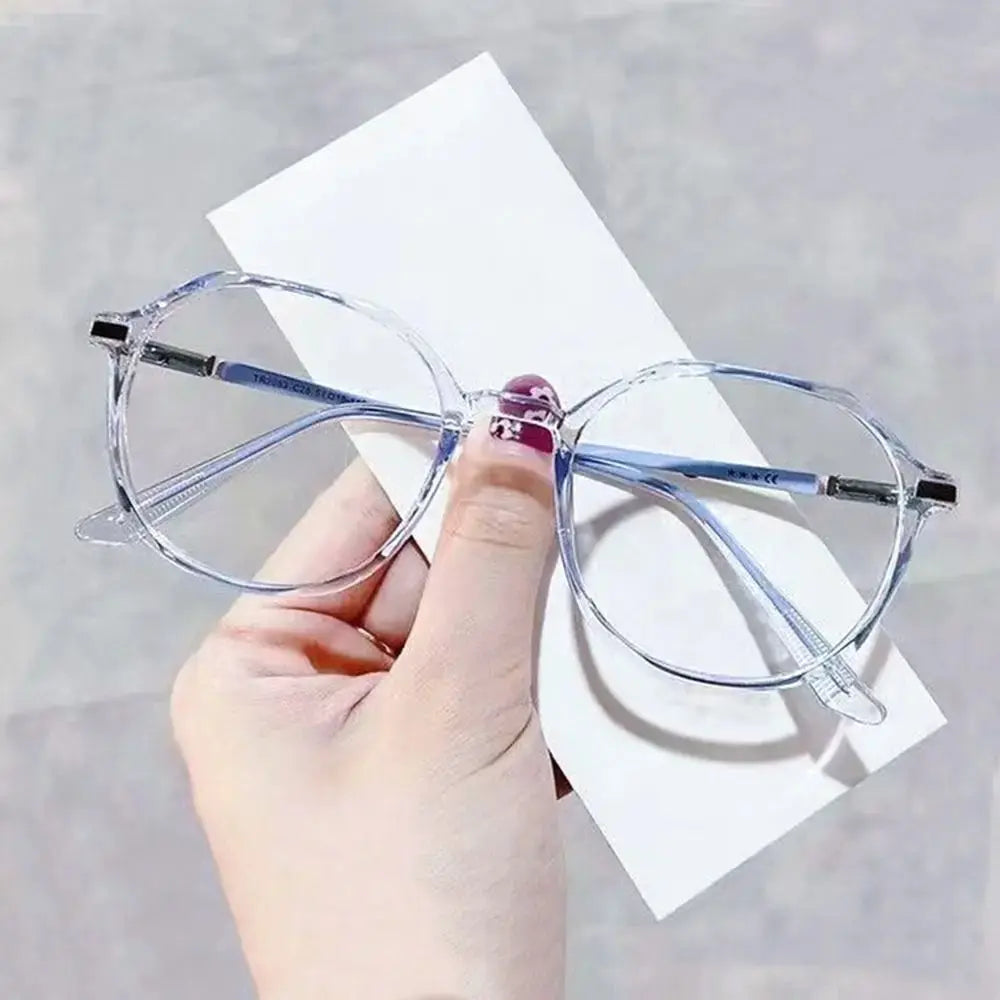 Anti-Radiation Blue Light Glasses – Clear Round Frame UAE