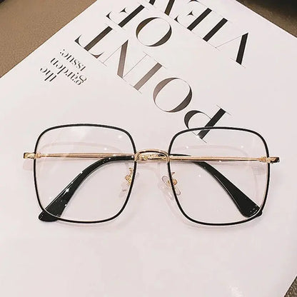 Photochromic Square Glasses Rose Gold – UV400 Sun-Reactive Eyewear | Kabayan Bazaar