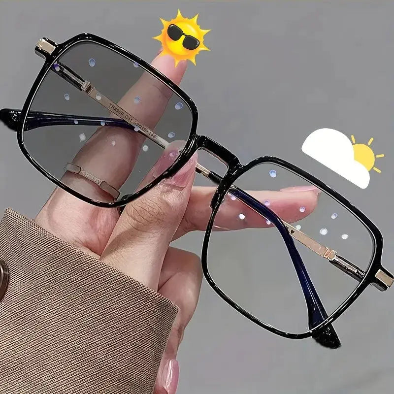 Photochromic Sunglasses UV400 Blue Light Blocking Glasses – Anti-Glare Transition Eyewear for Men & Women | Kabayan Bazaar UAE