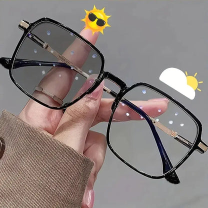 Photochromic Sunglasses UV400 Blue Light Blocking Glasses – Anti-Glare Transition Eyewear for Men & Women | Kabayan Bazaar UAE