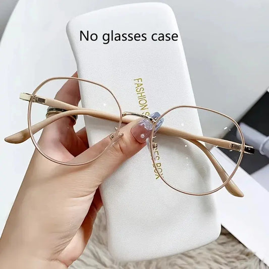 Anti-Radiation Glasses – Round Metal Frame Blue Light Blocking Eyewear (Unisex) | Kabayan Bazaar