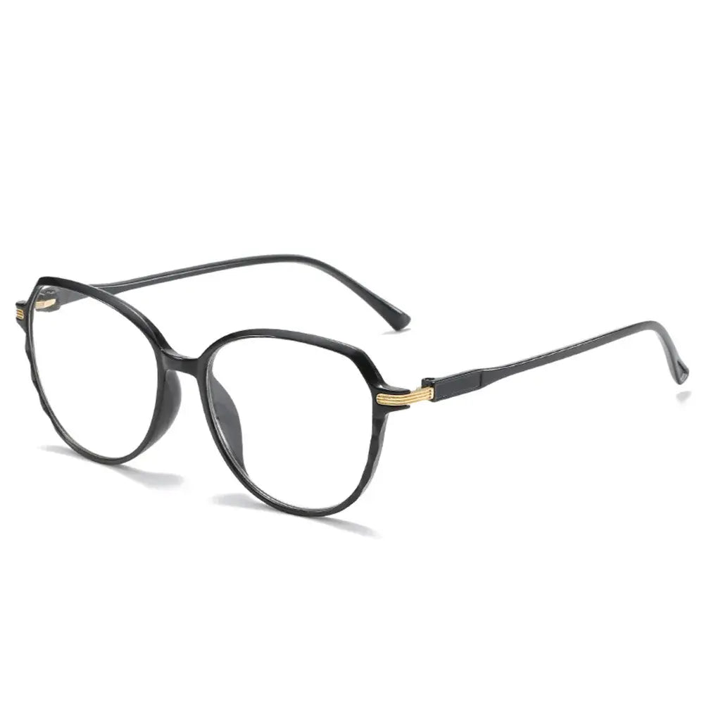 "Anti-Radiation Glasses UAE – Green Marble Round Frame Blue Light Blocking Eyewear (Unisex)"