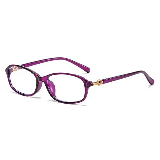 Vintage Gold-Accent Oval Frame - Anti-Blue Light Reading Glasses | Kabayan Bazaar"
