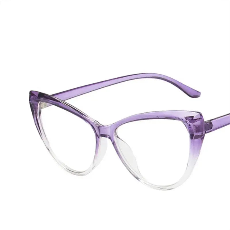 Purple Cat-Eye Anti-Radiation Glasses | Blue Light Blocking Eyewear – Kabayan Bazaar