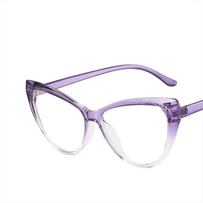 Purple Cat-Eye Anti-Radiation Glasses | Blue Light Blocking Eyewear – Kabayan Bazaar