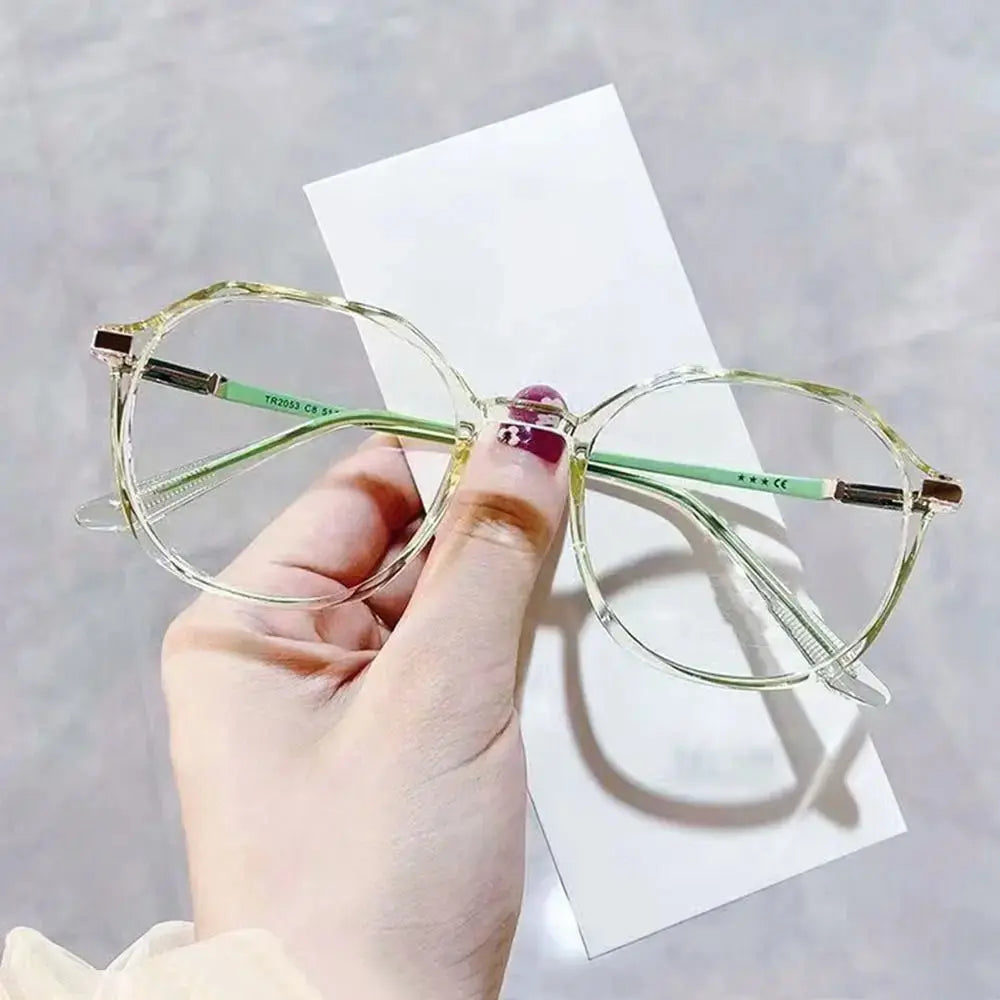 Anti-Radiation Blue Light Glasses – Clear Round Frame UAE