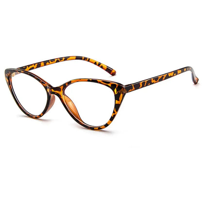 Cat-Eye Anti-Radiation Glasses – Black & Red Gradient Blue Light Blocking Frame | UAE