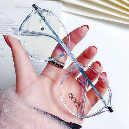 Anti-Radiation Blue Light Glasses – Clear Round Frame UAE