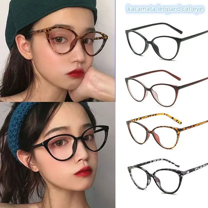 Photochromic Cat Eye Sunglasses | Black Bold Frame – UV400 Anti-Blue Light Glasses for Women | Kabayan Bazaar UAE