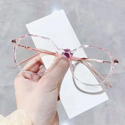 Anti-Radiation Blue Light Glasses – Clear Round Frame UAE