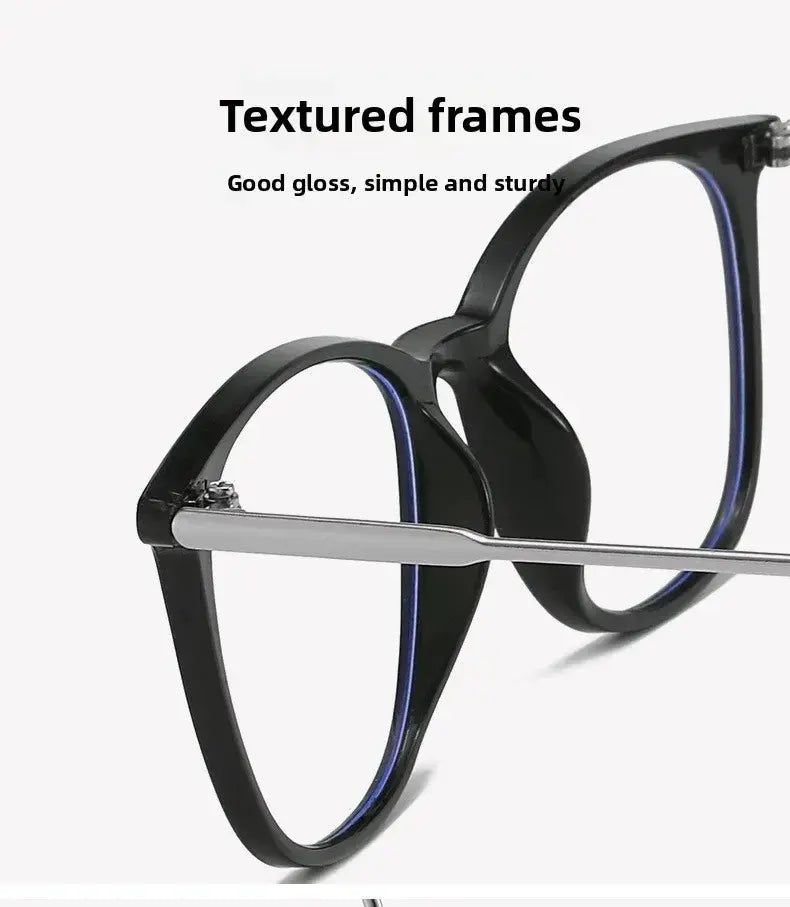 Square Frame Optical Glasses | Transparent Pink Frame with Silver Bridge – Anti-Blue Light Eyeglasses | Kabayan Bazaar UAE