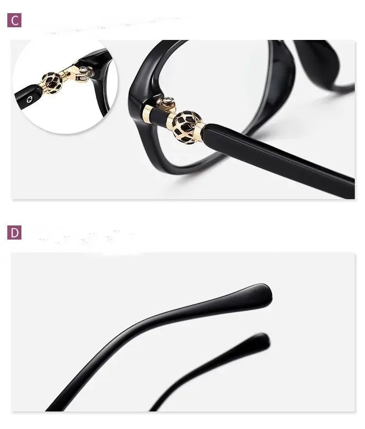 Vintage Gold-Accent Oval Frame - Anti-Blue Light Reading Glasses | Kabayan Bazaar"