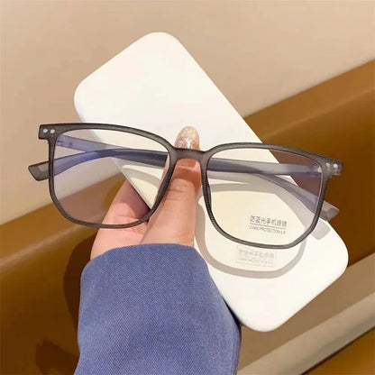 Oversized Square Photochromic Glasses – Blue Light Blocking UV400 | Kabayan Bazaar