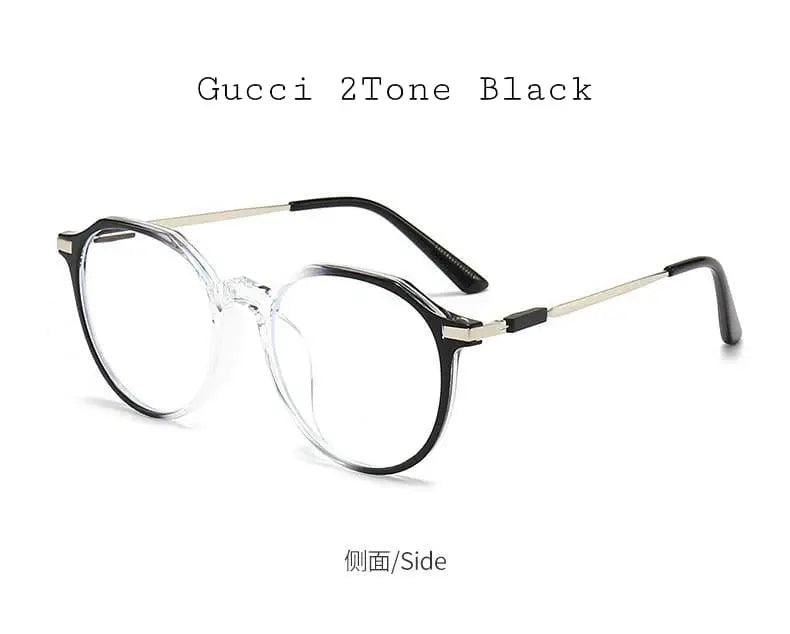 Anti-Radiation Blue Light Glasses – Clear Round Frame UAE