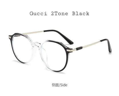 Anti-Radiation Blue Light Glasses – Clear Round Frame UAE