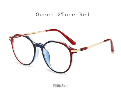 Anti-Radiation Blue Light Glasses – Clear Round Frame UAE
