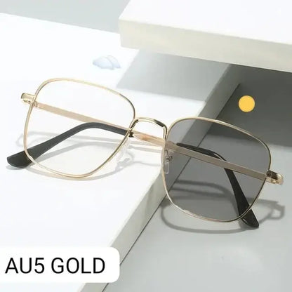 Photochromic Square Glasses – UV400 Sun-Reactive Eyewear | Kabayan Bazaar
