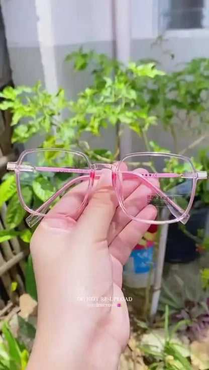 Pink Anti-Radiation Glasses for Women – Blue Light Blocking, UAE