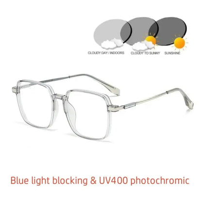 Photochromic Sunglasses UV400 Blue Light Blocking Glasses – Anti-Glare Transition Eyewear for Men & Women | Kabayan Bazaar UAE